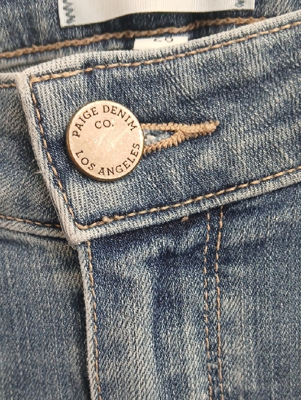 PAIGE VERDUGO ANKLE Medium Wash Skinny Jeans Size 28 - Picture 5 of 16